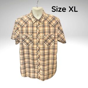 Vintage Bullhead Cowboy Shirts Men’s Western Snap Shirt – Size XL